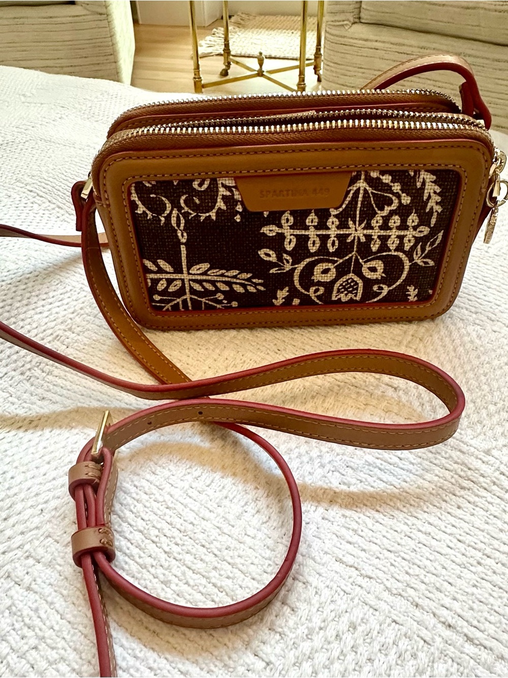 Spartina 449 Tan & Brown Crossbody